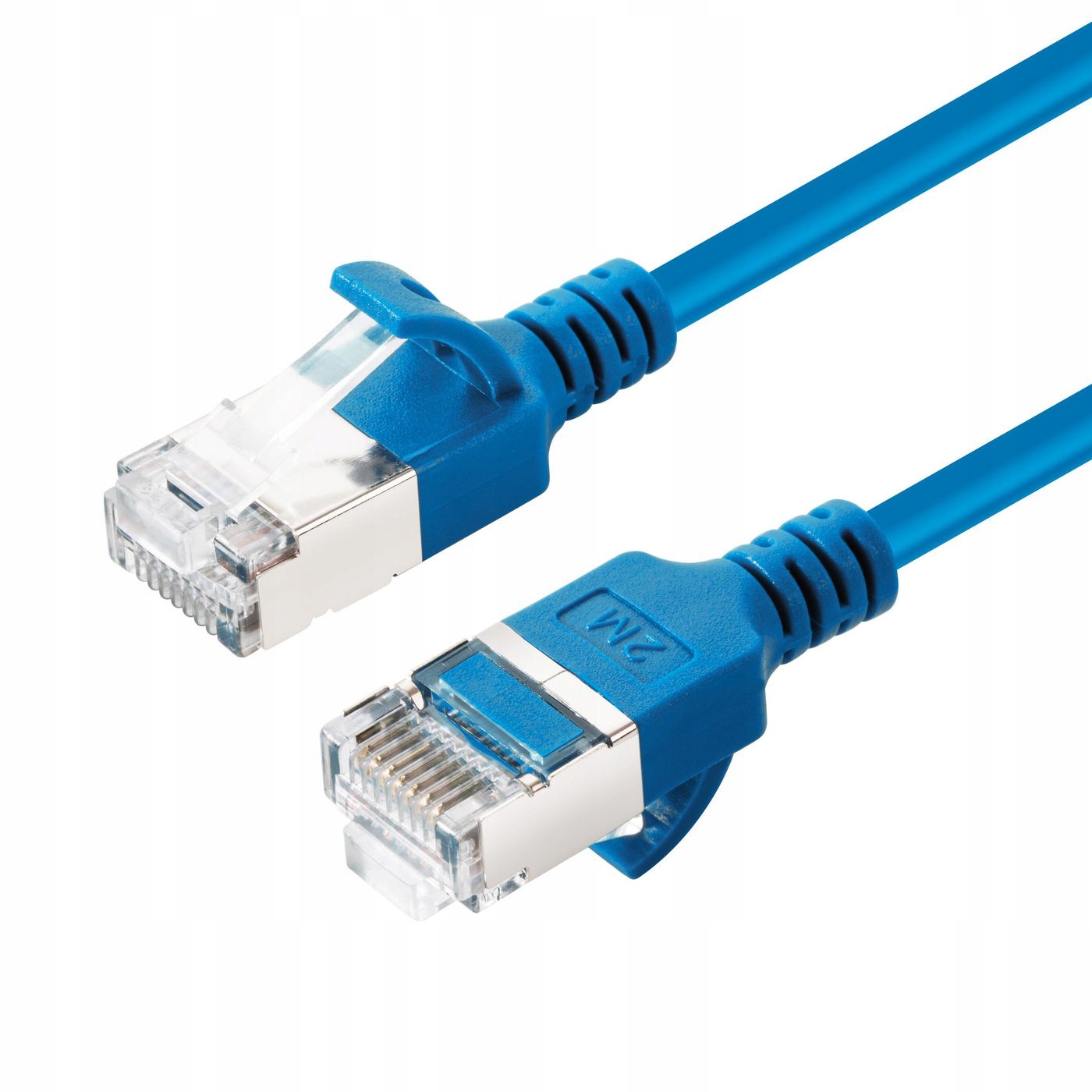 Kabel sieciowy MicroConnect CAT6A U-FTP Slim, LSZH, 10m, niebieski, V-FTP6A