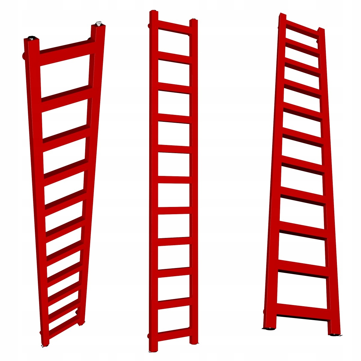 Kúpeľňový Radiátor 1650/250 Červený