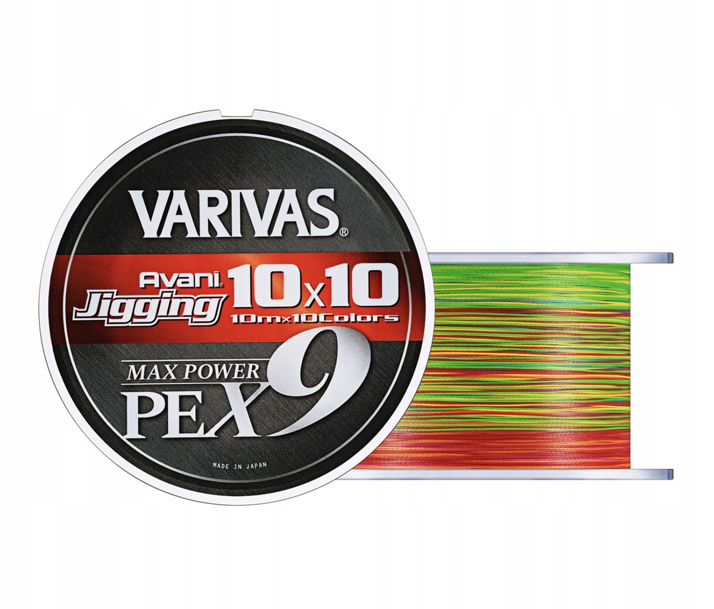 Šňůra Varivas Avani Jigging Max Power Pe X9 #2.0 39 lb 200 m vícebarevná