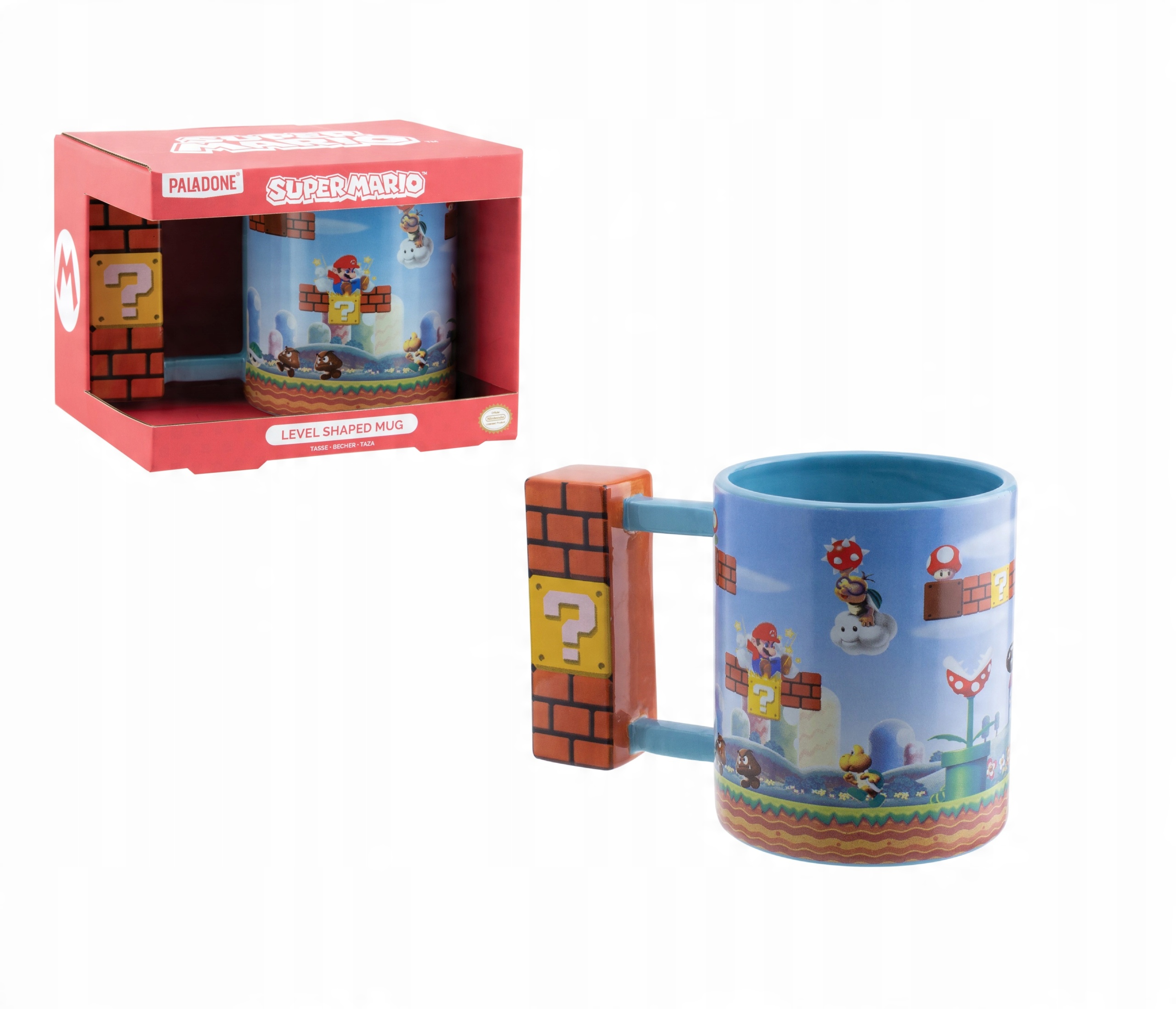 

Kubek Mario Level Shaped Mug XL Paldone