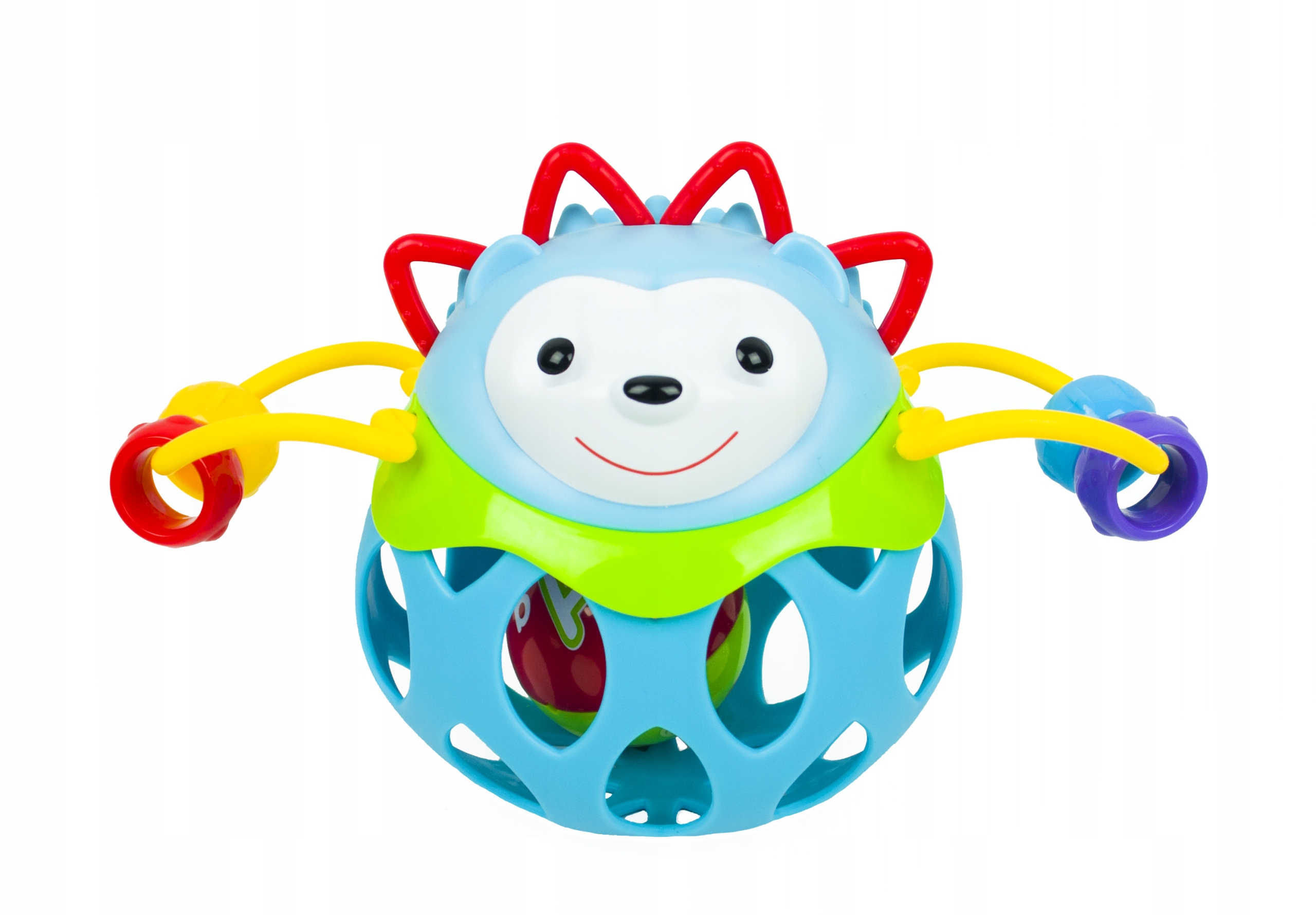 GRZECHOTKA JEŻ SENSORYCZNA ZABAWKA GUMOWY GRYZAK