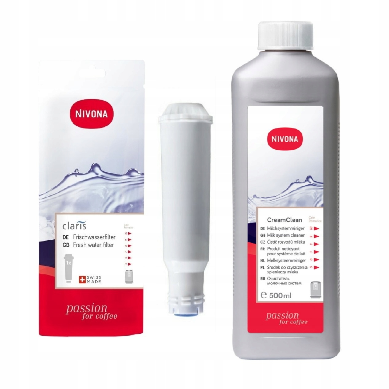 Filtr Wody + Płyn Czyszczący - Do Ekspresu Nivona