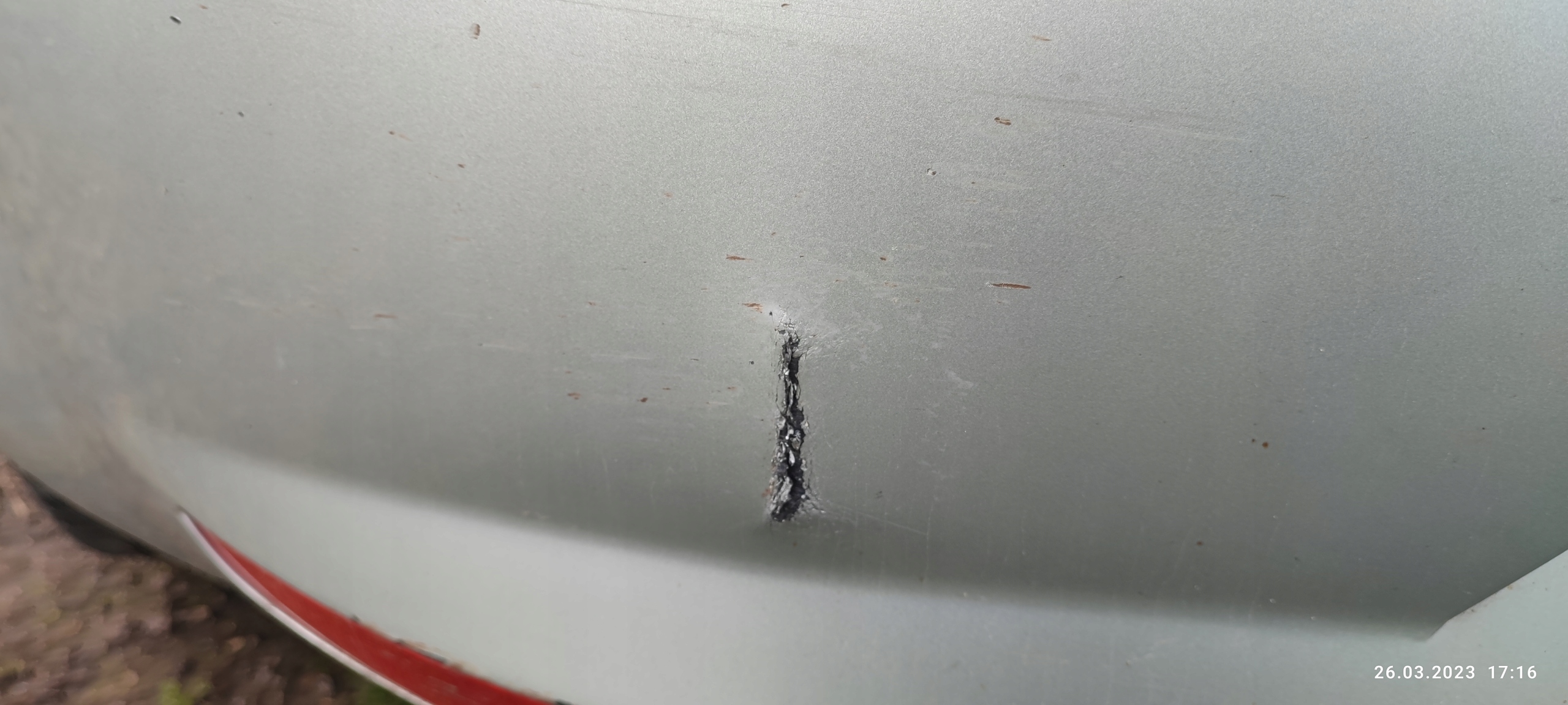 SEAT LEON II 1P ZDERZAK TYŁ TYLNY LS7Y Kolor srebrny