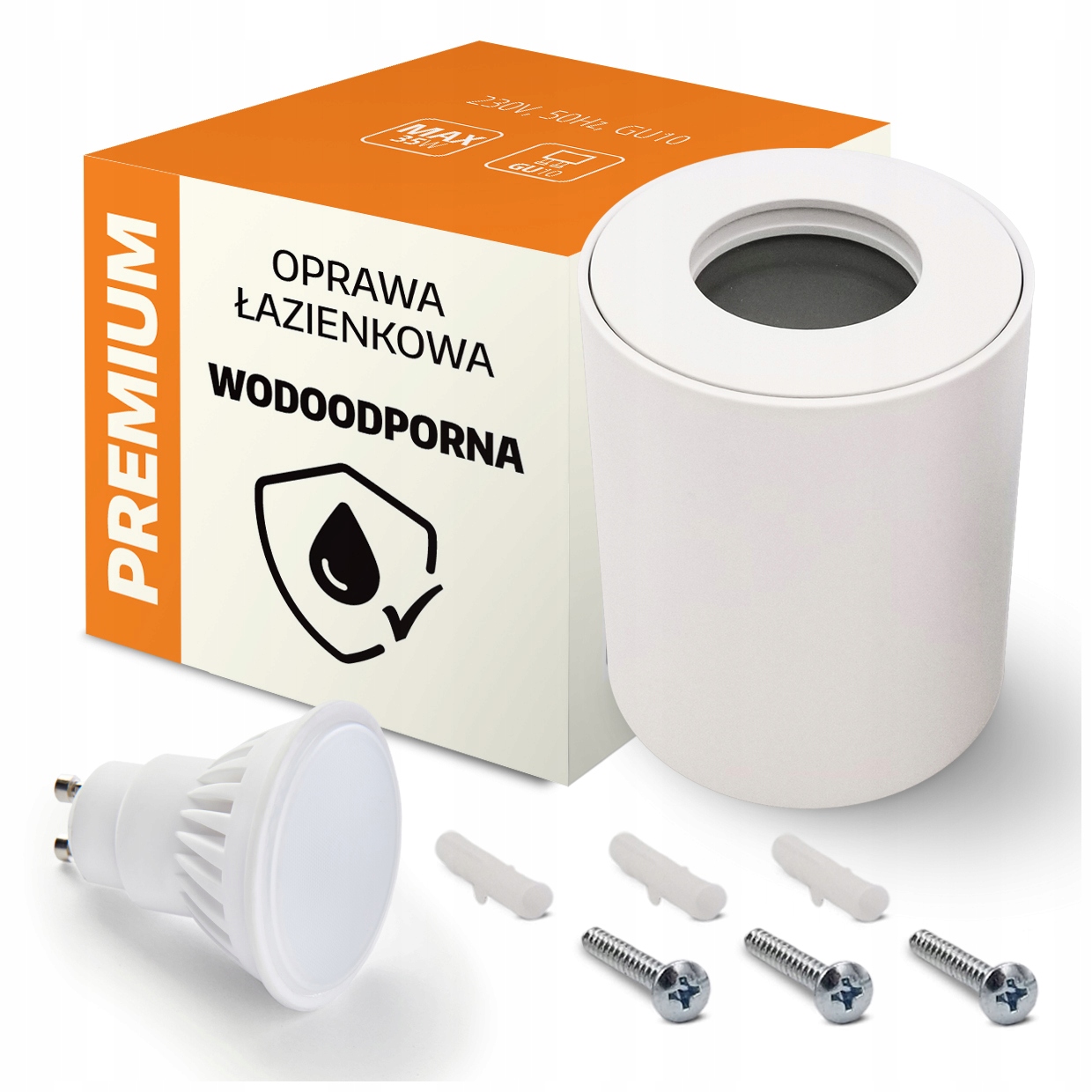 

Plafon Łazienkowy IP44 Lampa Sufitowa Led GU10