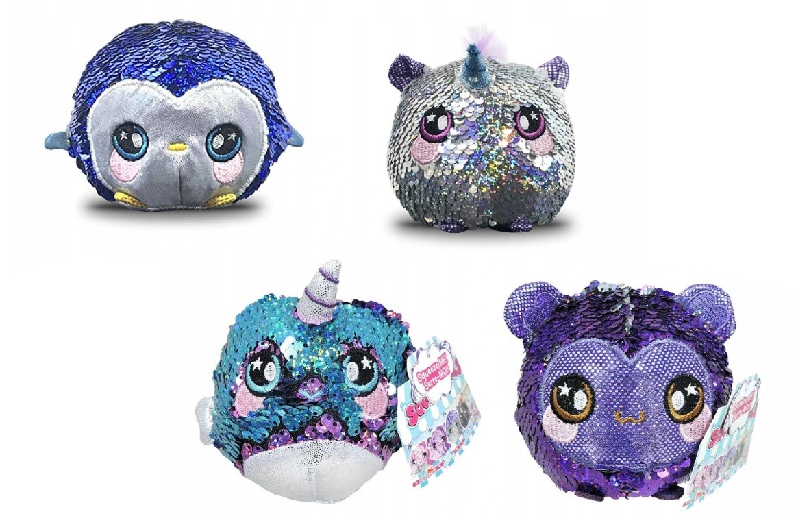 

Squeezamals Squishy Zgnieciaki Gniotki Cekinowe
