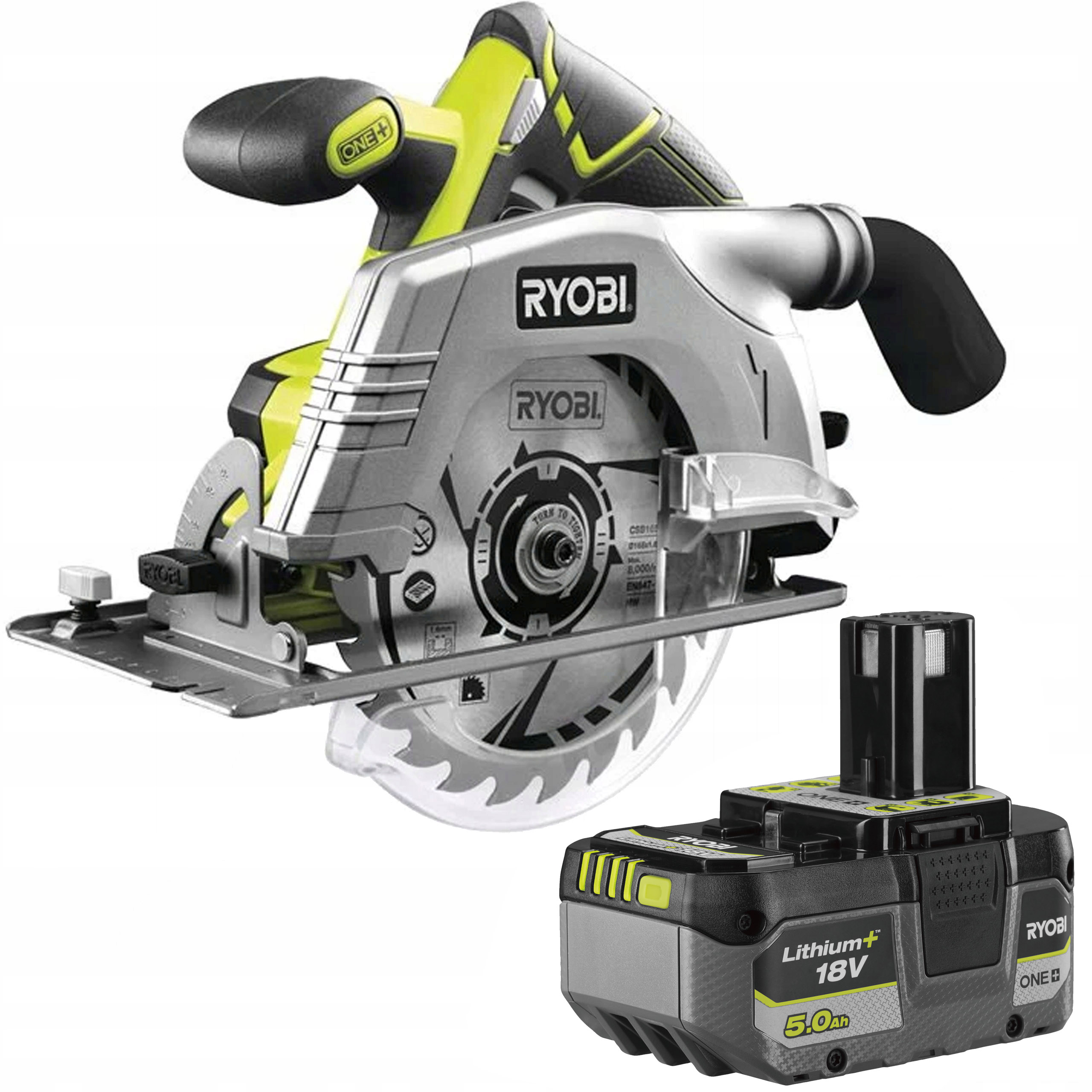 Ryobi Akumulátorová Kotoučová Pila R18CS-0 18V One+ 165MM 5Ah
