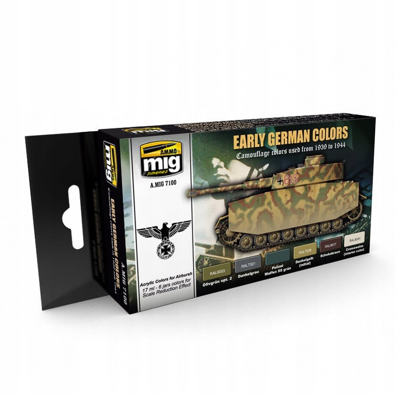 Barvy Ammo Mig 7100 Early German Colors