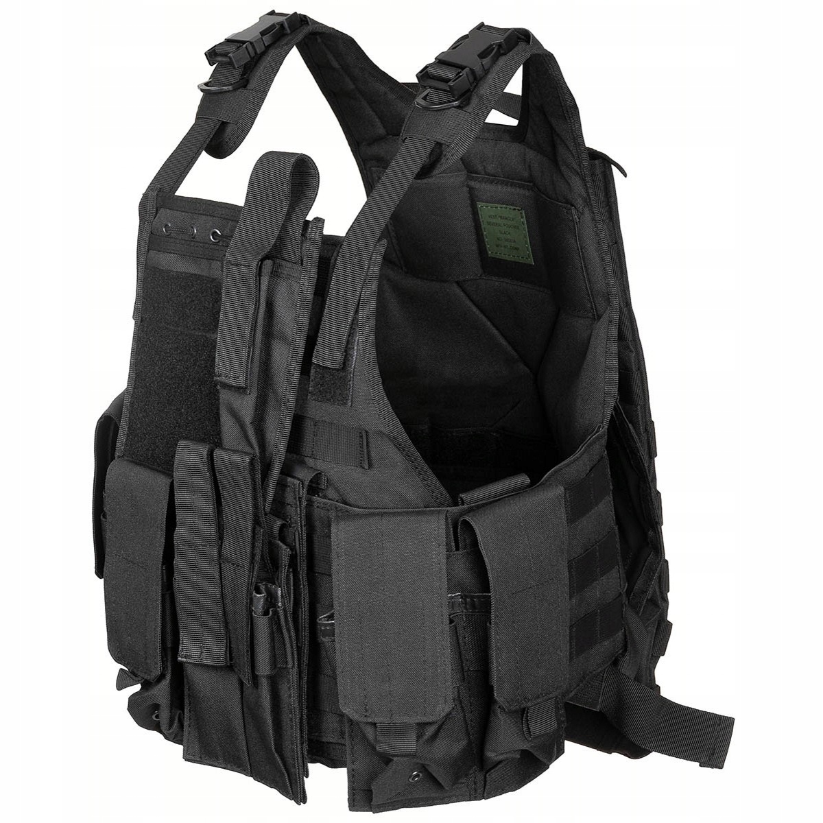 Kamizelka Us Ranger div Taschen černá