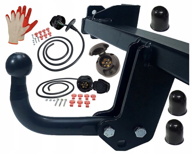 HAK HOLOWNICZY+WIĄZKA +KAPTURKI do OPEL MOKKA+X J13 2013-21 +CHEVROLET TRAX Homologacja tak