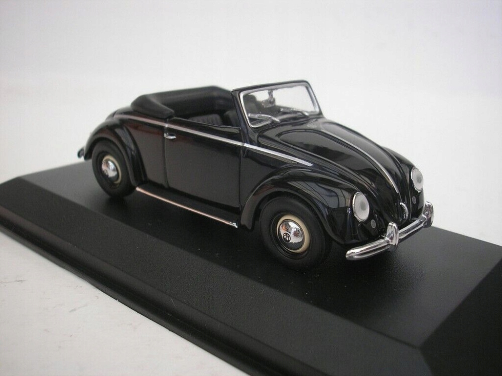 Volkswagen Hebmuller Cabriolet 1950 Black 1:43 Maxichamps 940052130