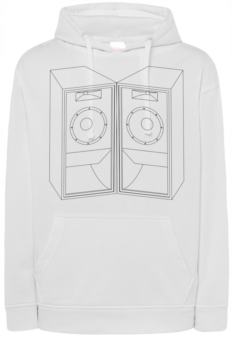 Mikina s pěkným potiskem Reproduktory Sloupky vel. L