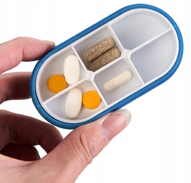 

Pojemnik na tabletki Yiwu pill box Turkusowy