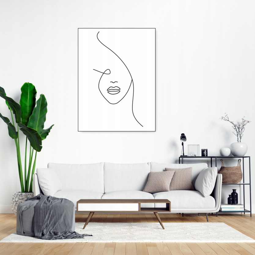 TWARZ LINIA plakat obraz B2 50x70cm #174 Nazwa TWARZ LINIA #174