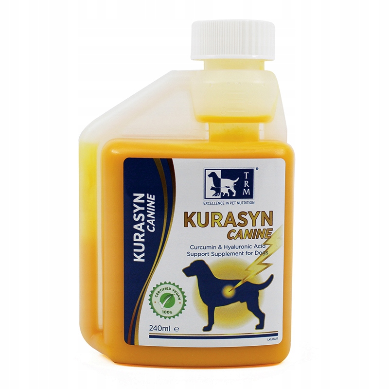 Trm Kurasyn Canine 240 ml Kurkumina kwas hialuronowy dla psów