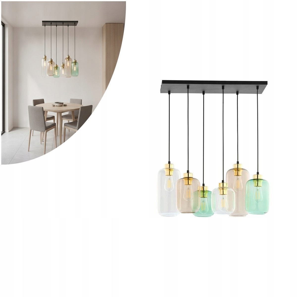 Závesná lampa Marco Green 3328 Tk Lighting