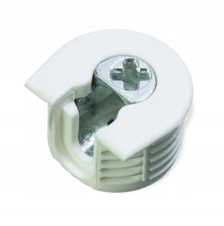 Złącze EXPANDO 6 20mm z mimośrodem białe op=100szt