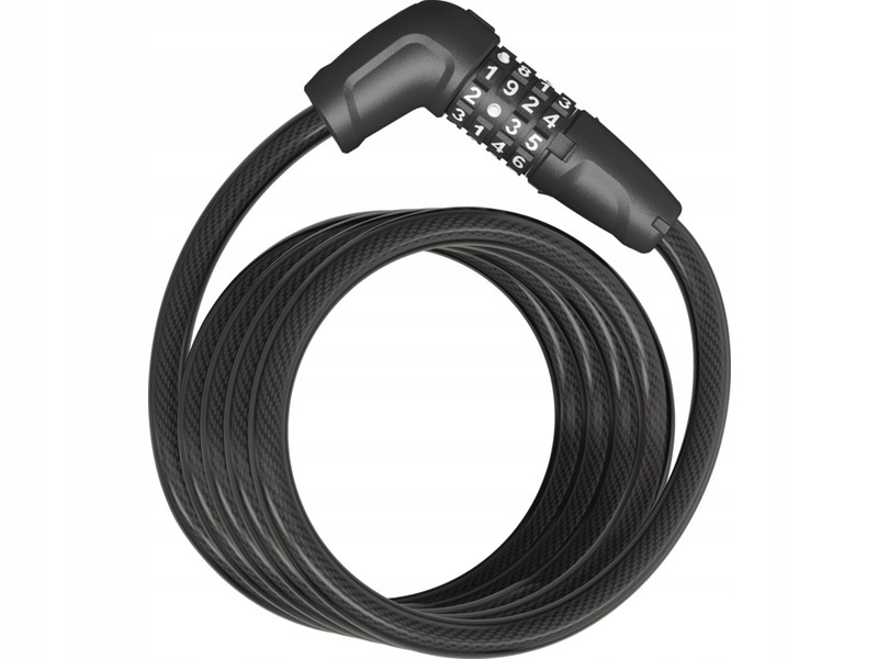 Zapięcie rowerowe Abus Tresor 6512C/1800 Linka Czarny