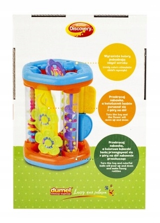 DUMEL ROLLER ZABAWKA DO NAUKI RACZKOWANIA 6m+ ROLER Materiał plastik