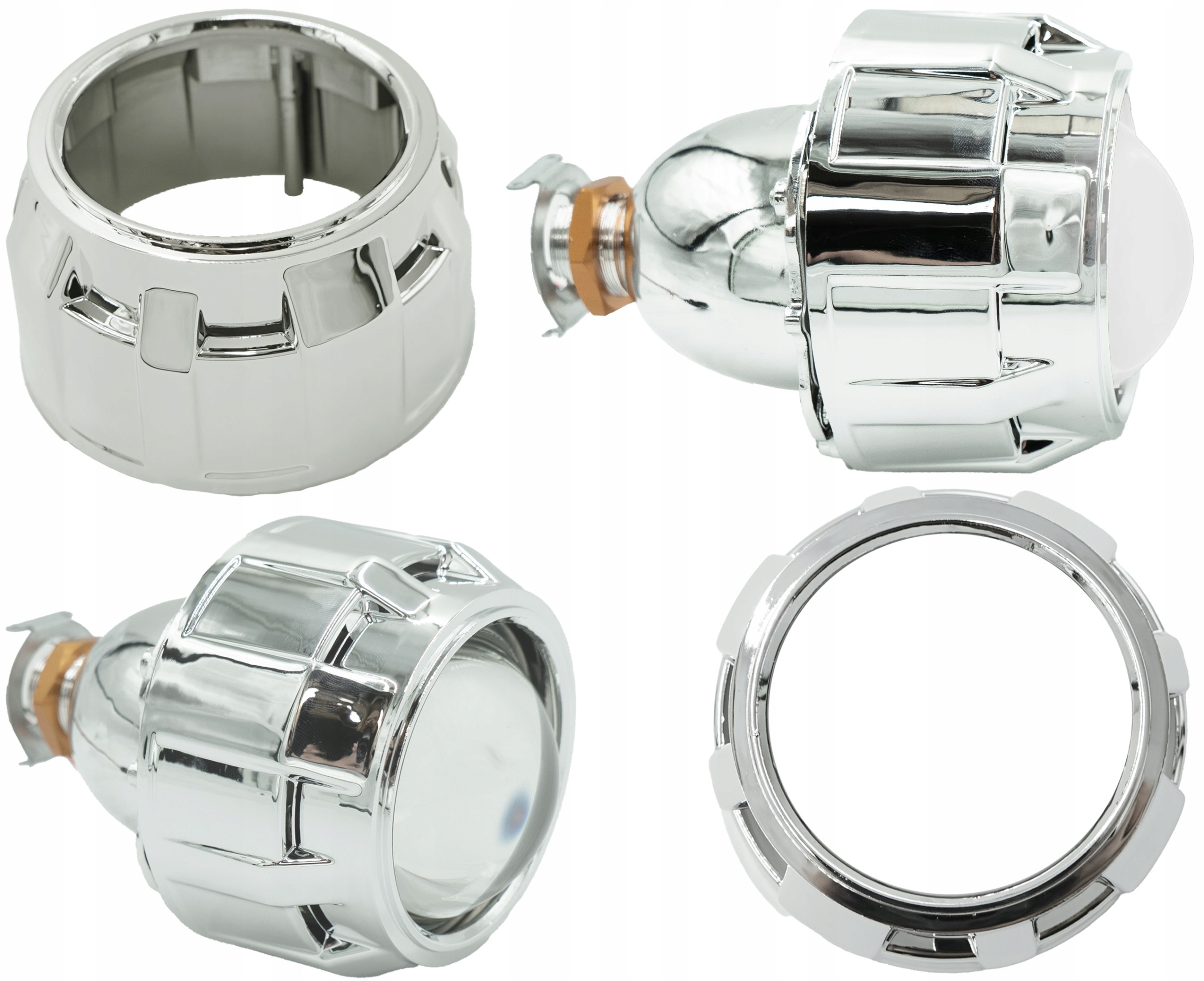 Soczewki projektory Bi-Halogen MINI H1 2.5 metal Regeneracja Reflektorów Numer katalogowy części Soczewki Bi-Halogen MINI H1