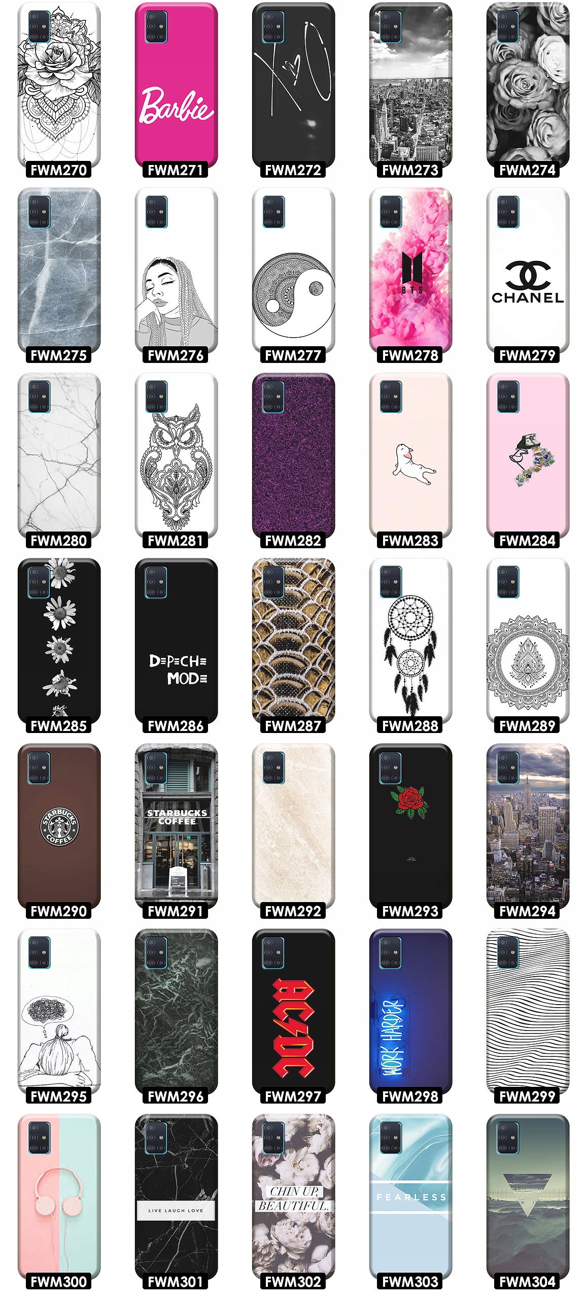 ETUI PREMIUM DO SAMSUNG GALAXY A51 5G WZORY JAKOŚĆ Typ plecki