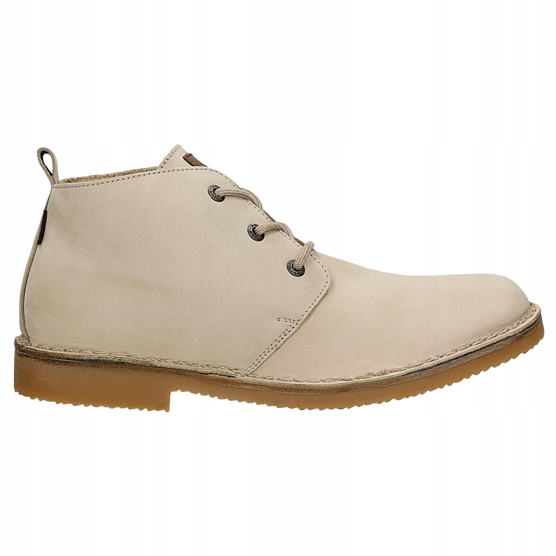 Béžové kotníkové boty chukka vel. 42