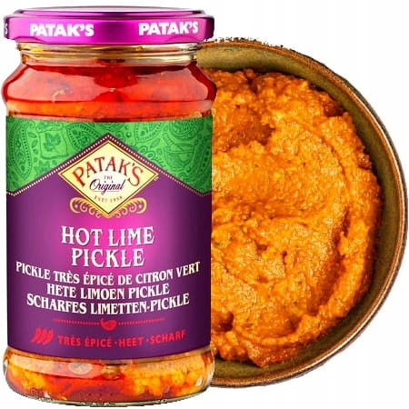 

Marynowane Ostre Indyjskie Limonki Hot 283g Pataks