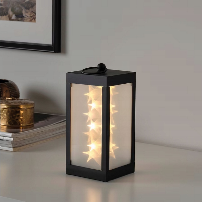 IKEA STRALA lampka lampion ozdoba stołowa LED 20cm GWIAZDA Stan opakowania oryginalne