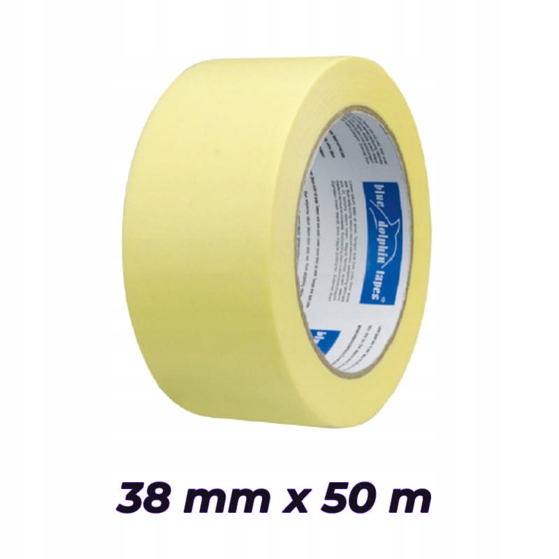 

Blue Dolphin taśma maskująca żółta 38mmx50m 3dni
