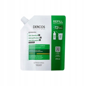 Vichy Dercos Ds Szampon przeciwłupieżowy włosy suche uzupełniające 390 ml