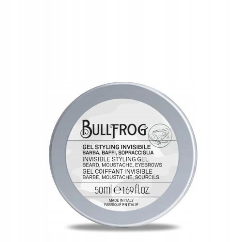 Bullfrog Żel do brody, wąsów i brwi bezwonny 50ml