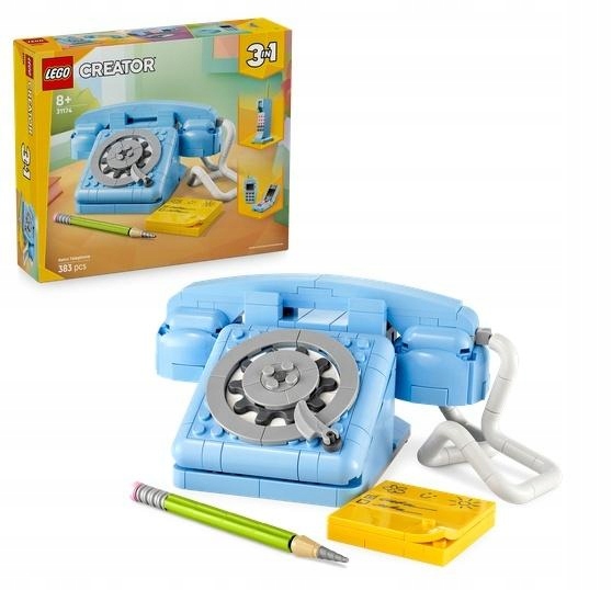 Lego Creator 3v1 31174 Retro Telefon z 60. let pro kreativní
