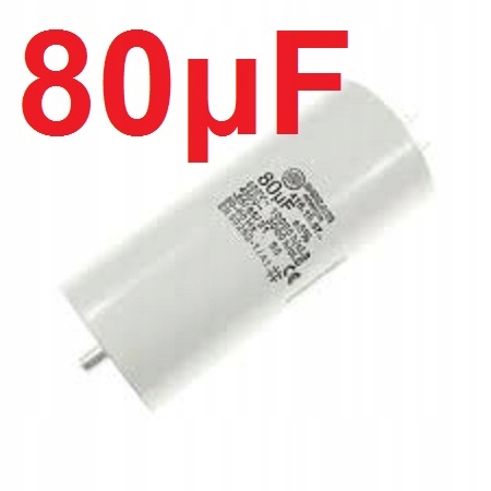 

Kondensator do silnika 80uF 425V 55x117mm