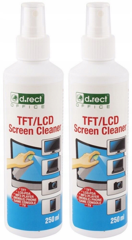 Płyn do czyszczenia ekranów TFT LCD LED 250ml x2