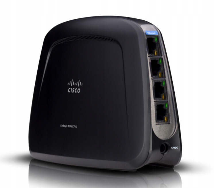 Linksys Uniwersalne złącze multimedialne WUMC710 4xLAN WiFi AC1300 5GHz