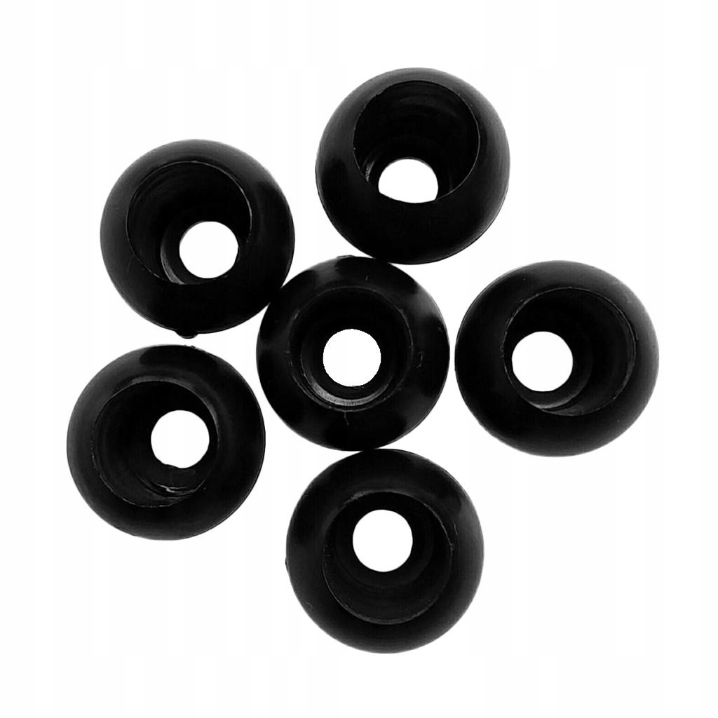 Lot 6 Elastic Shock Cord Rope Fastener Lock Czarny