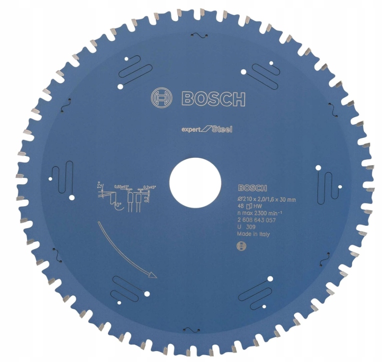 Bosch tarcza piła widiowa Do Stali 210x30 mm 48z