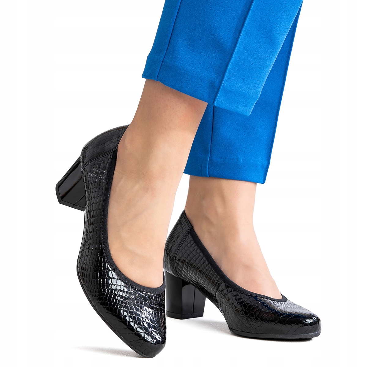 Boty na podpatku Kožené měkké Pohodlné módní klasické Wojtyłko 40,5