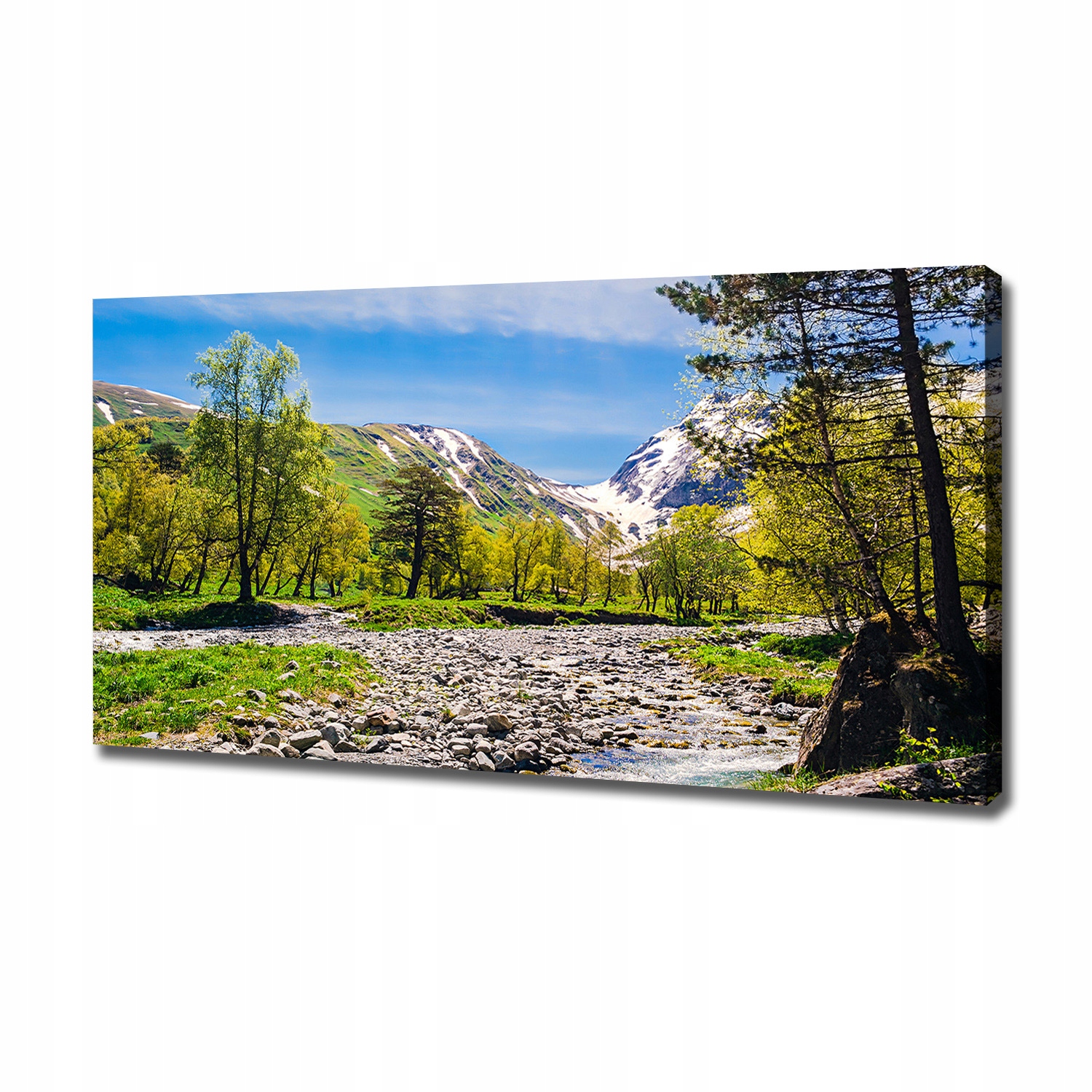 

Foto obraz na płótnie Rzeka w górach 120x60 cm