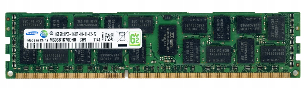 Samsung M393B1K70DH0-CH9 8GB DDR3 1333MHz Reg Ecc