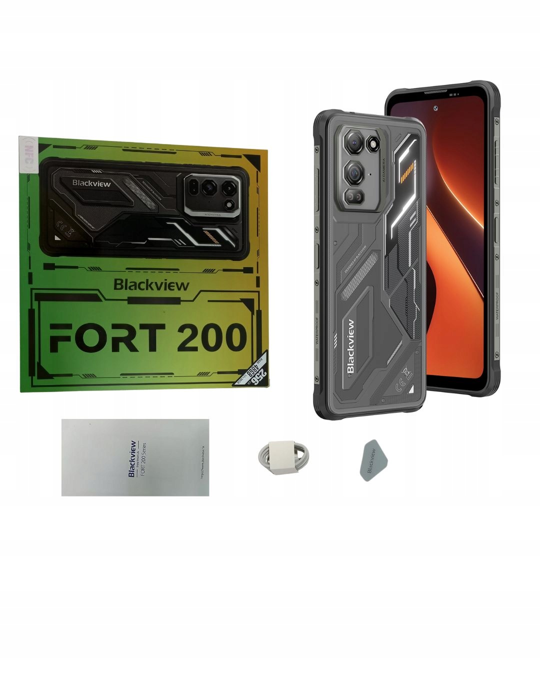 Pancerny Smartfon Blackview Fort 200 12/256GB IP69K Noktowizja 108MP Nfc