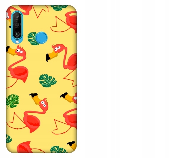 

Etui pokrowiec Huawei P30 Lite Flamingi smieszne