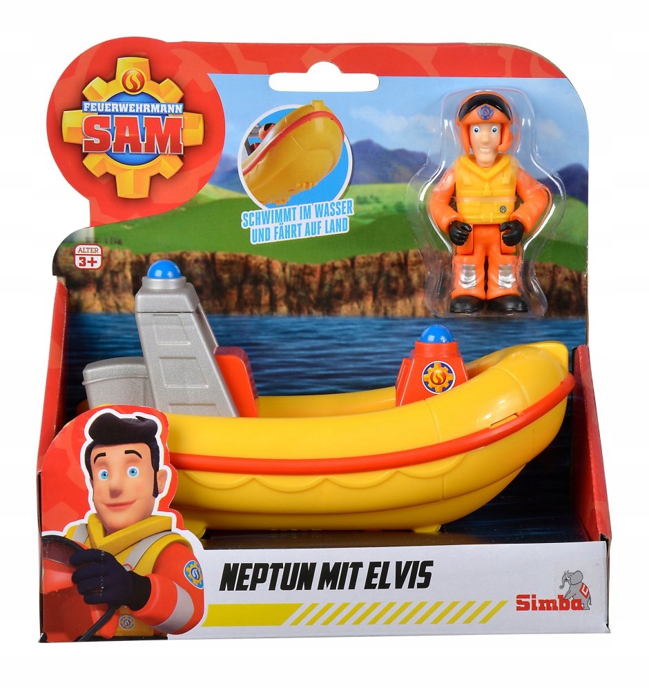 

Strażak Sam Łódź ratownicza Neptun Figurka Simba