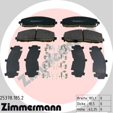 Tarcze Klocki Zimmermann Sport FIAT FREEMONT 330mm Producent części Zimmermann