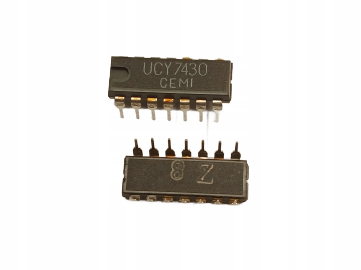 Układ scalony cyfrowy Ucy 7430 DIP14 Cemi 2sztuki