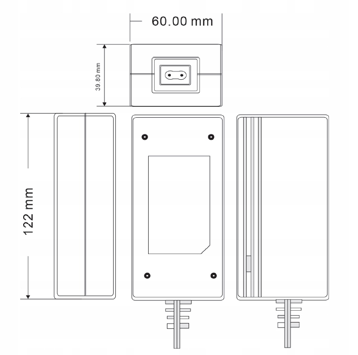 Zasilacz LED Desktop 60W 24V Nextec PB019304 Marka Nextec