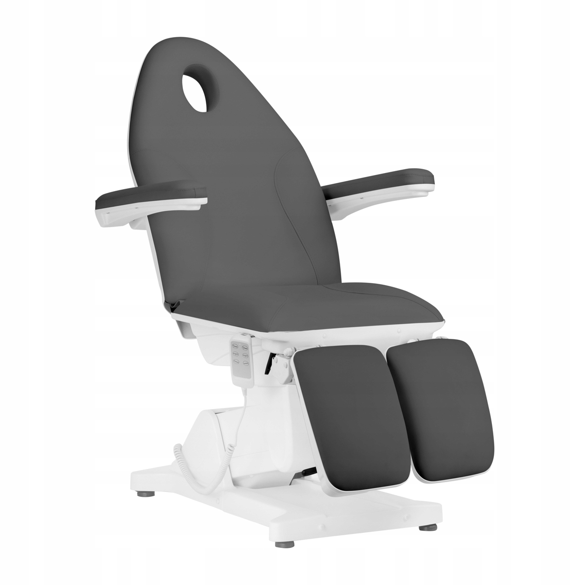 Elektrické kosmetické křeslo Sillon Basic pedi 3 siln. šedé