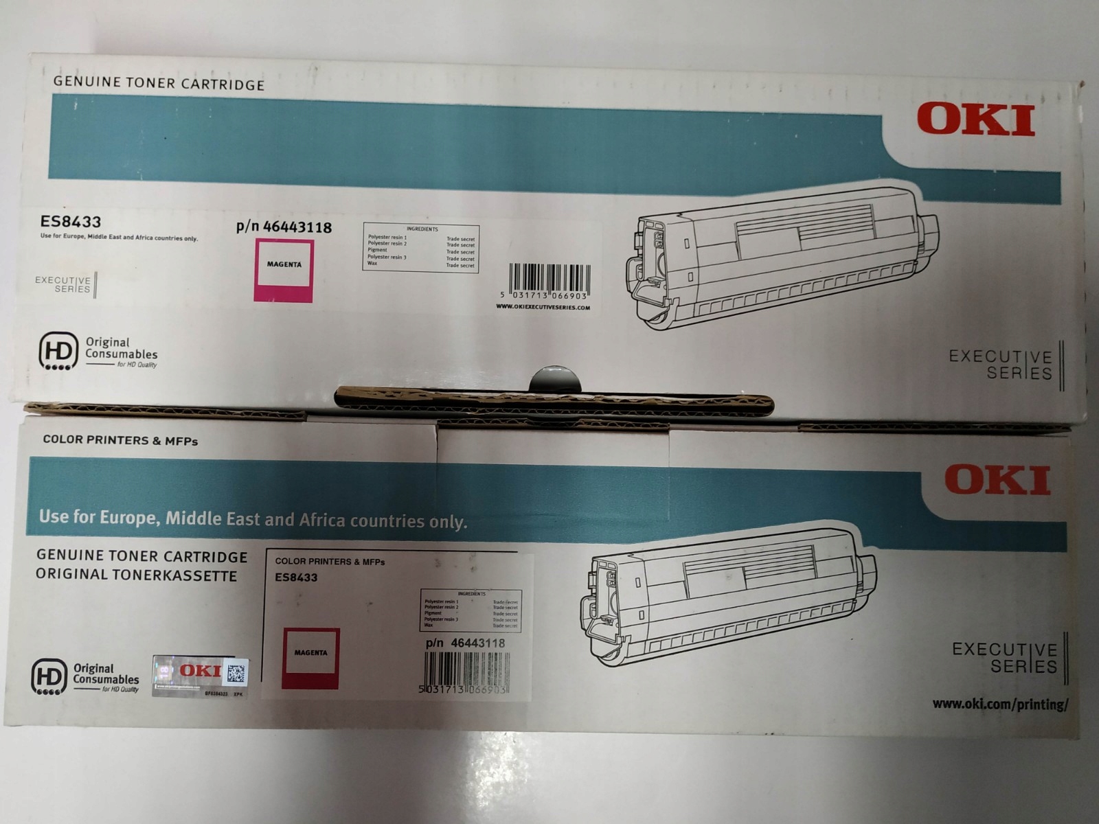 Toner Oki ES8433 magenta 46443118 Originál Akce