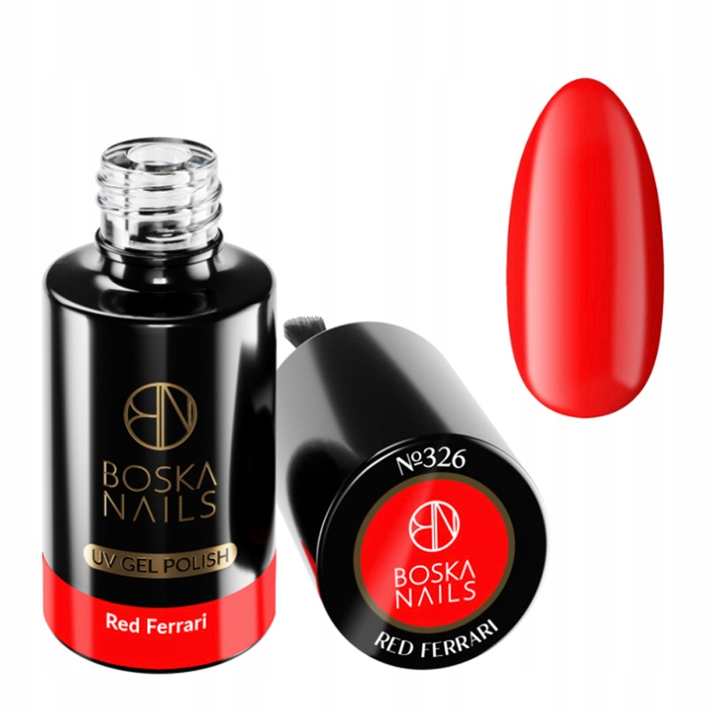 

Boska Nails Lakier hybrydowy 6ml neonowy Czerwony