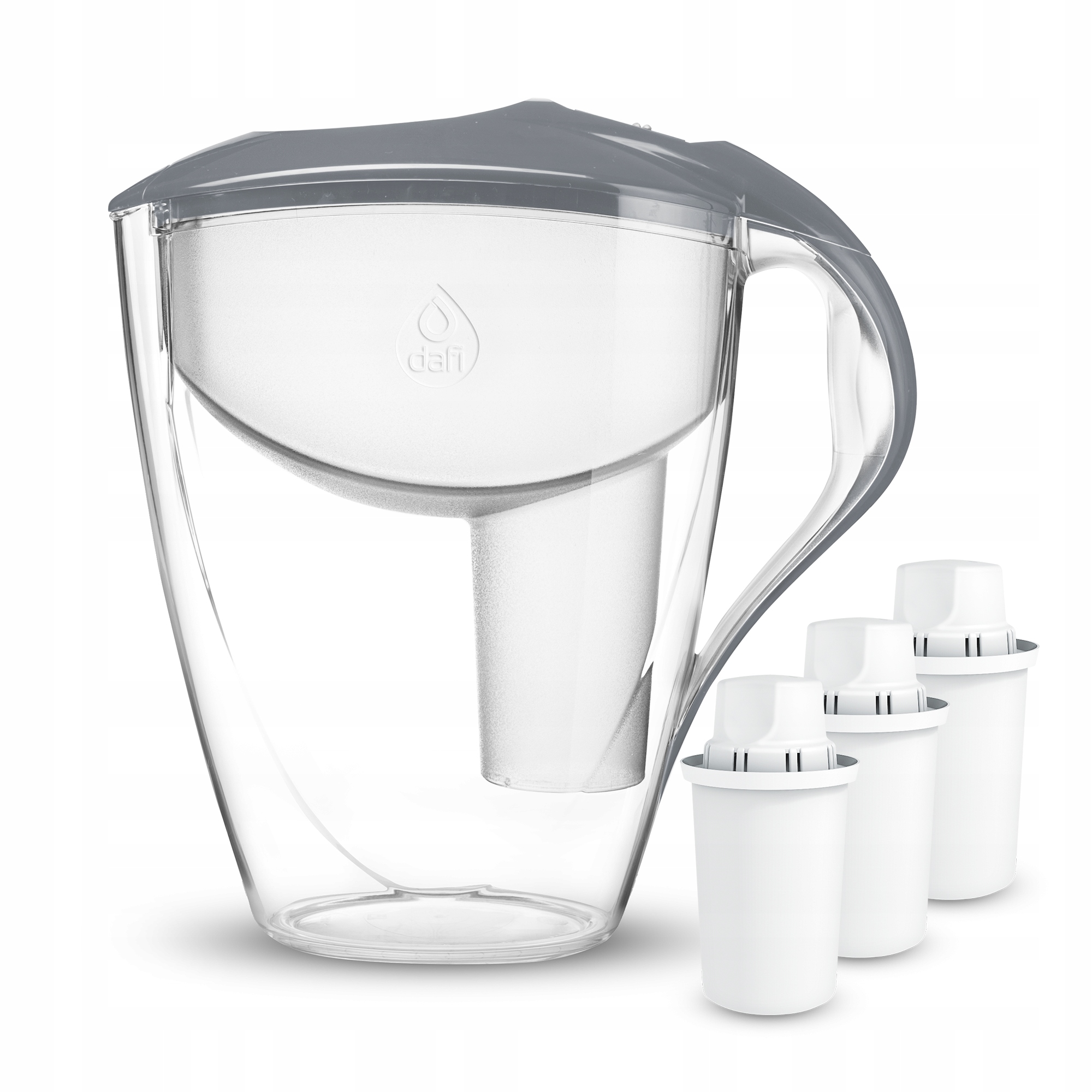 Dzbanek Dafi Astra stalowy 3l 3 filtry Classic