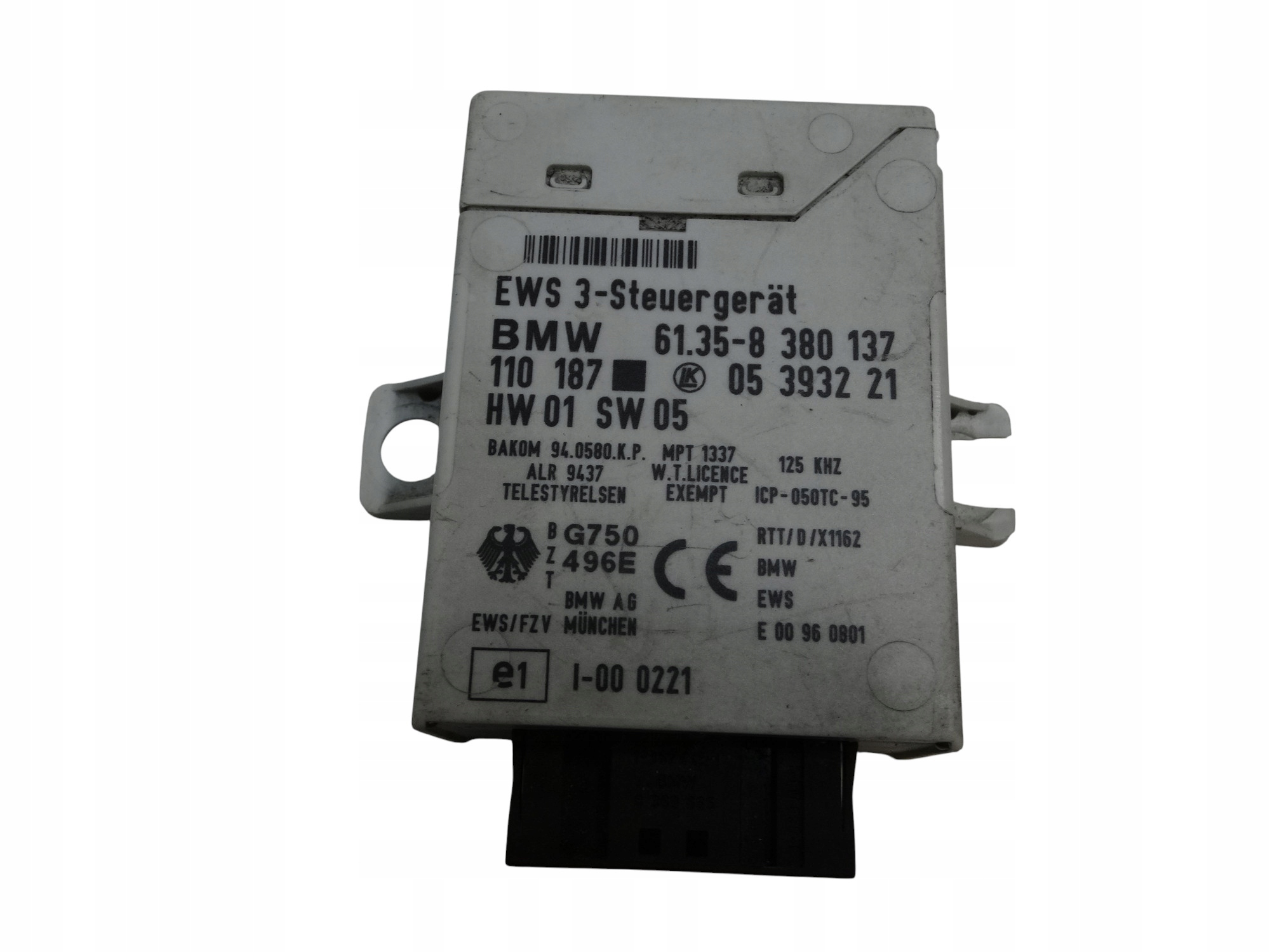 control unit module HAKA BMW 5 E39 6135-8380137